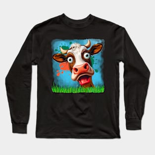 Funny Cow Long Sleeve T-Shirt